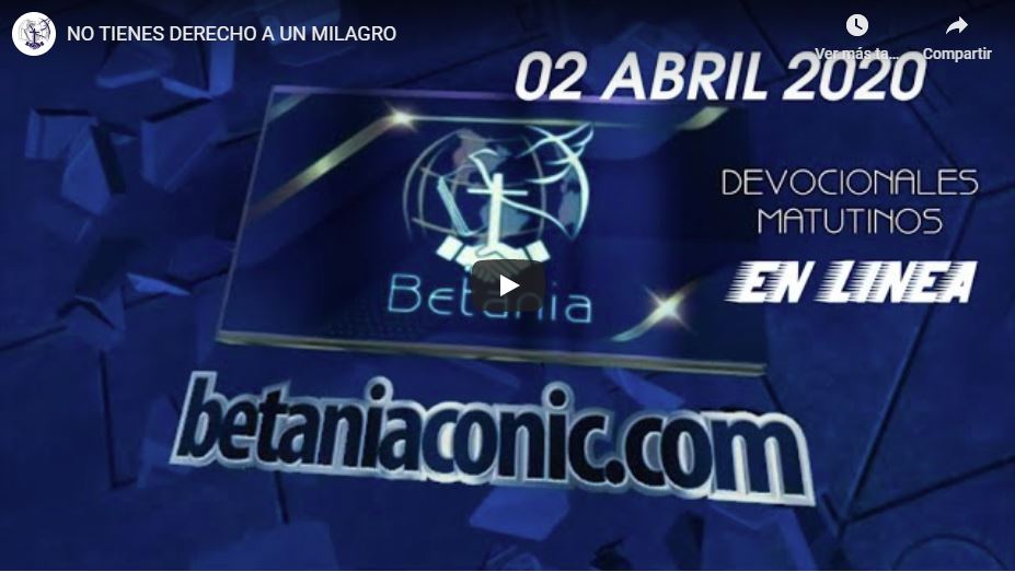 No tienes derecho a un Milagro